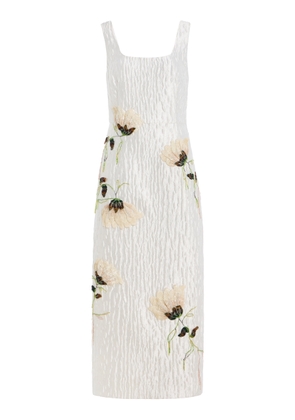 SIMKHAI Lilibeth Floral Jacquard Midi Dress - Moda Operandi