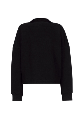 ALAÏA Oversized Cotton Sweatshirt - Moda Operandi