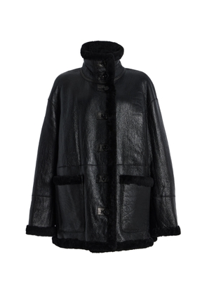 Stand Studio Heather Reversible Shearling Jacket - Moda Operandi