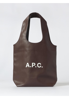 Tote Bag A. P.C. Woman color Brown