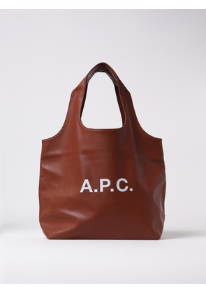 Tote Bag A. P.C. Woman color Brown