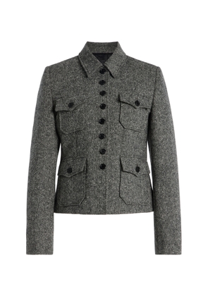 NILI LOTAN Jamison Donegal Wool Jacket - Moda Operandi