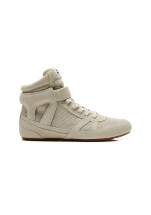 Isabel Marant Senny Suede High-Top Sneakers - Moda Operandi