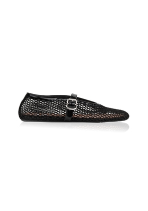 ALAÏA Mesh Mary Jane Flats - Moda Operandi