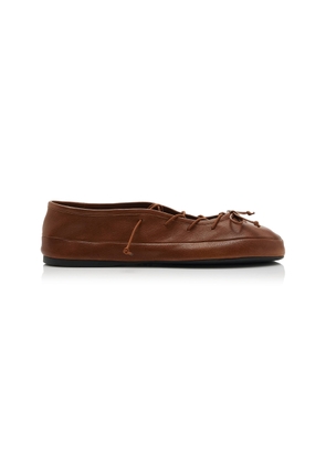 Miu Miu Leather Ballet Flats - Moda Operandi