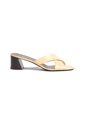 Khaite Liria Leather Heeled Mules - Moda Operandi