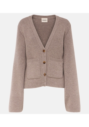 Khaite Scarlet cashmere-blend cardigan
