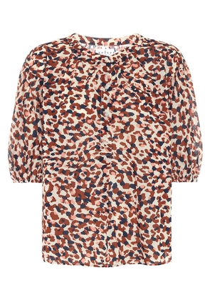 Velvet Albee printed cotton blouse