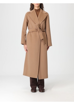 Coat 'S MAX MARA Woman color Camel