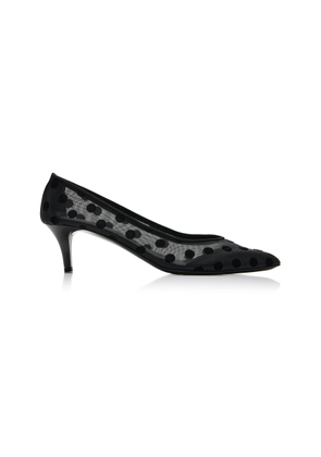 Isabel Marant Peleo Polka-Dot Mesh Pumps - Moda Operandi