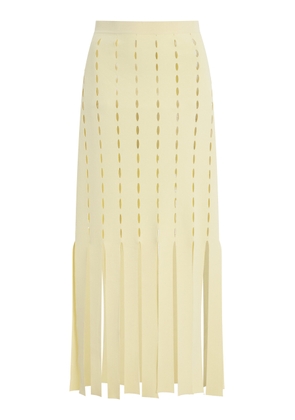 ZANKOV Perry Perforated Knit Maxi Skirt - Moda Operandi