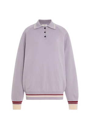 AMIYA Yale Relaxed Wool Polo Top - Moda Operandi