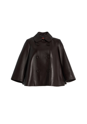 Altuzarra Hayden Leather Cape Coat - Moda Operandi