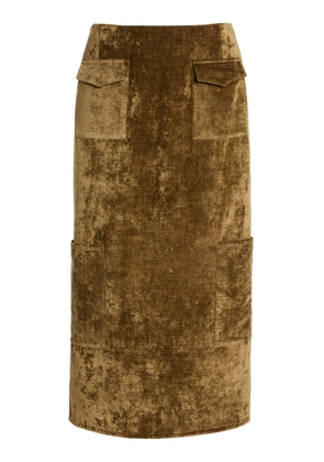 Alfie Valleta Velour Midi Skirt - Moda Operandi