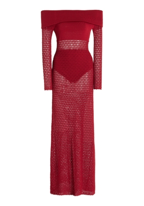 Posse Exclusive Romy Knit Off-The-Shoulder Maxi Dress - Moda Operandi