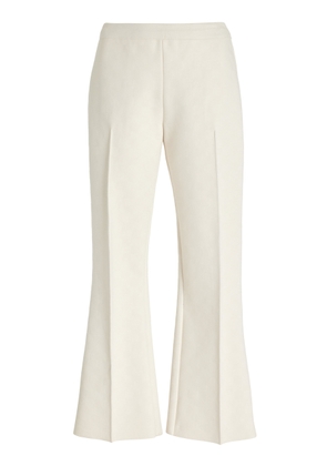 High Sport Kick Stretch-Cotton Knit Cropped Flared Pants - Moda Operandi