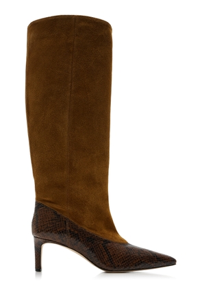 FRĒDA SALVADOR Tilly Suede Knee Boots - Moda Operandi