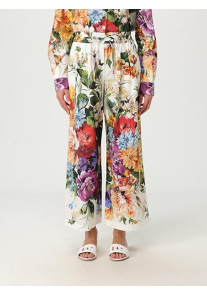 Pants DOLCE & GABBANA Woman color Multicolor