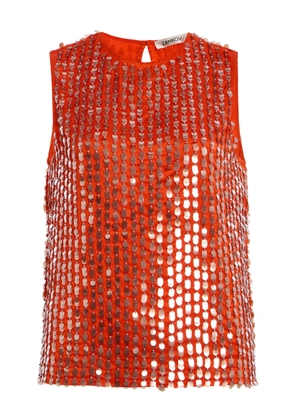 ZANKOV Eleanor Beaded Silk Top - Moda Operandi