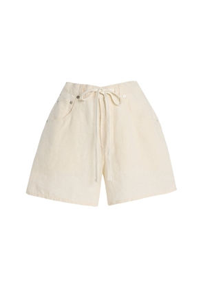Citizens of Humanity Brynn Linen Drawstring Shorts - Moda Operandi