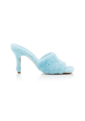 Bottega Veneta Stretch Fur Mule Sandals - Moda Operandi