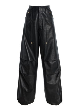 DARKPARK Daisy Plonge Leather Pants - Moda Operandi
