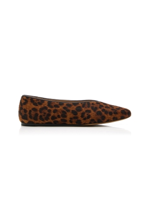 Le Monde Beryl Regency Leopard Calf Hair Ballet Flats - Moda Operandi