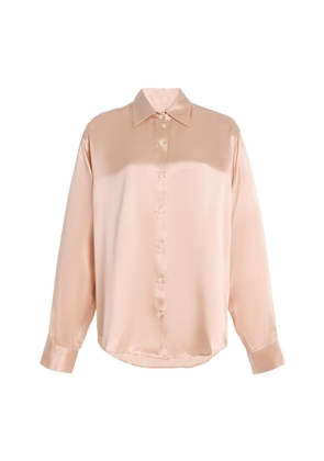 Comme Si La Classica Silk-Charmeuse Shirt - Moda Operandi