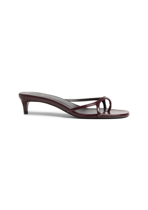 Khaite Mila Leather Heeled Sandal - Moda Operandi