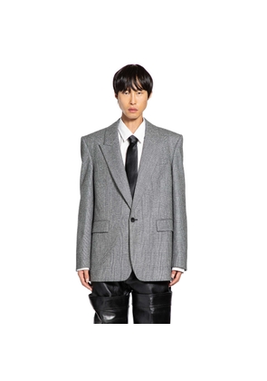 Blazer in Prince of Wales Wool Flannel