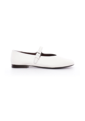 The Row Boheme Leather Mary Jane Flats - Moda Operandi