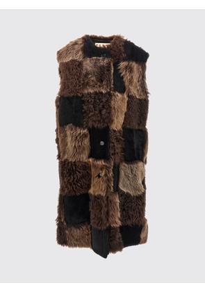 Fur Coat MARNI Woman color Brown