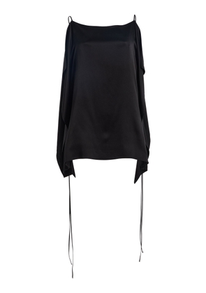 The Row Koray Silk Satin Top - Moda Operandi