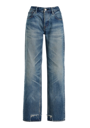MOUSSY VINTAGE Maytown Low-Rise Straight-Leg Jeans - Moda Operandi