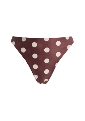 JUILLET SWIMWEAR Edie Polka Dot Bikini Bottoms - Moda Operandi