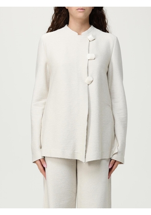 Jacket EMPORIO ARMANI Woman color Yellow Cream