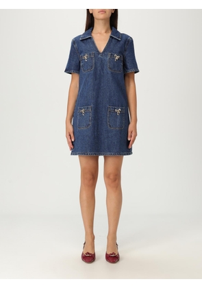 Dress SELF-PORTRAIT Woman color Blue