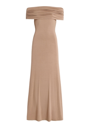 Anemos Ruched Off-The-Shoulder Maxi Dress - Moda Operandi