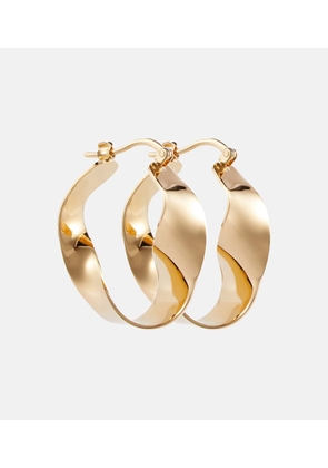 Jil Sander Twisted hoop earrings