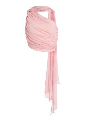 Posse Solene One-Shoulder Chiffon Top - Moda Operandi