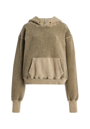 Les Tien Cara Cropped Cotton Hoodie - Moda Operandi