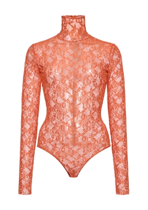 Valentino Garavani Sheer Lace Bodysuit - Moda Operandi