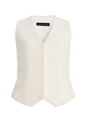 SEV Tailored Wool-Crepe Vest - Moda Operandi
