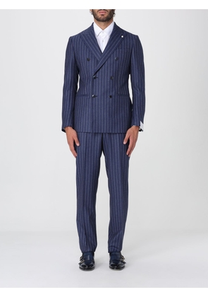 Suit LUIGI BIANCHI Men color Blue