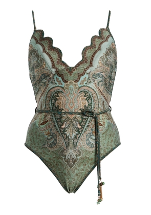 Zimmermann Wanderlust Scalloped Swimsuit - Moda Operandi
