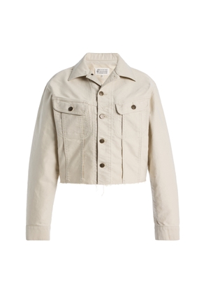 Maison Margiela Cropped Denim Jacket - Moda Operandi