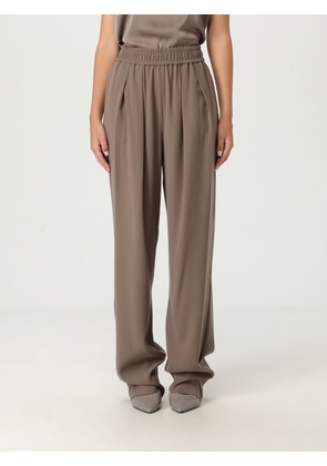 Pants EMPORIO ARMANI Woman color Dove Grey