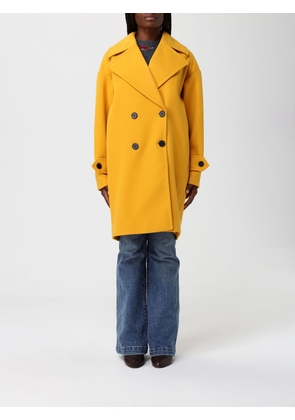 Coat TWINSET ACTITUDE Woman color Yellow