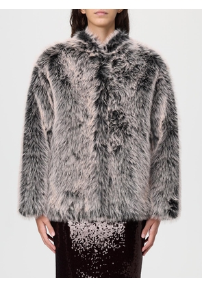 Fur Coat PATRIZIA PEPE Woman color Beige