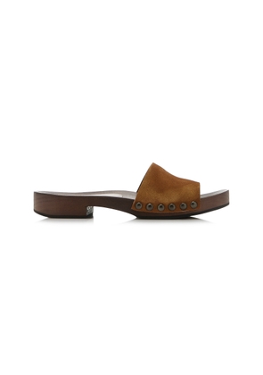 Miu Miu Suede Clogs - Moda Operandi